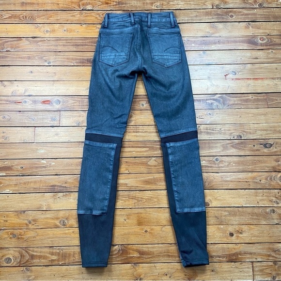 G-STAR Raw jeans Motac Deconstructed 3D mid waist skinny dark grey 24 - Picture 3 of 15